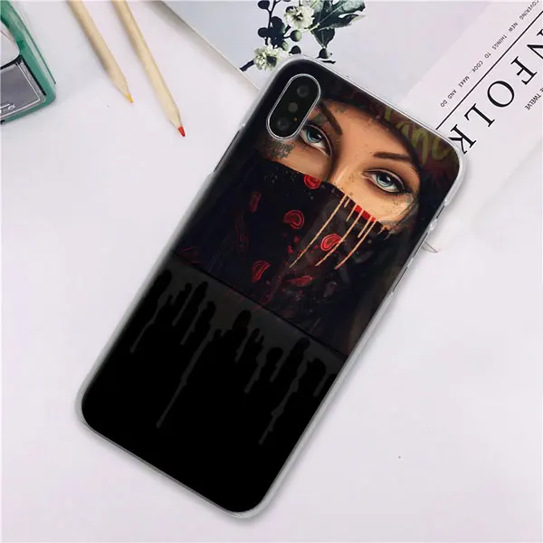 14 Сексуальный рукав тату девушка чехол для телефона s для Apple iPhone 7 8 Plus 6 6s Plus X XS XR XS MAX 5 5S чехол для телефона - Цвет: 14