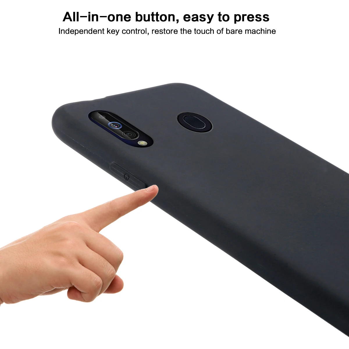 Для samsung Galaxy A60 чехол конфетного цвета плотно прилегающий Мягкий ТПУ для телефона