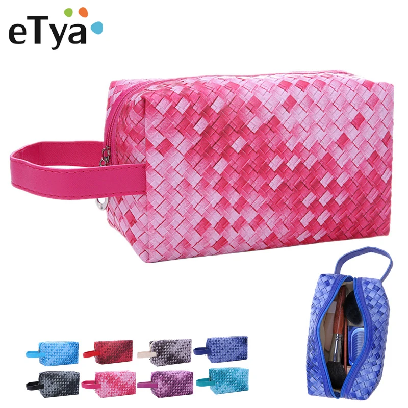 ETya портативная дорожная косметичка на молнии женская сумка для макияжа несессер