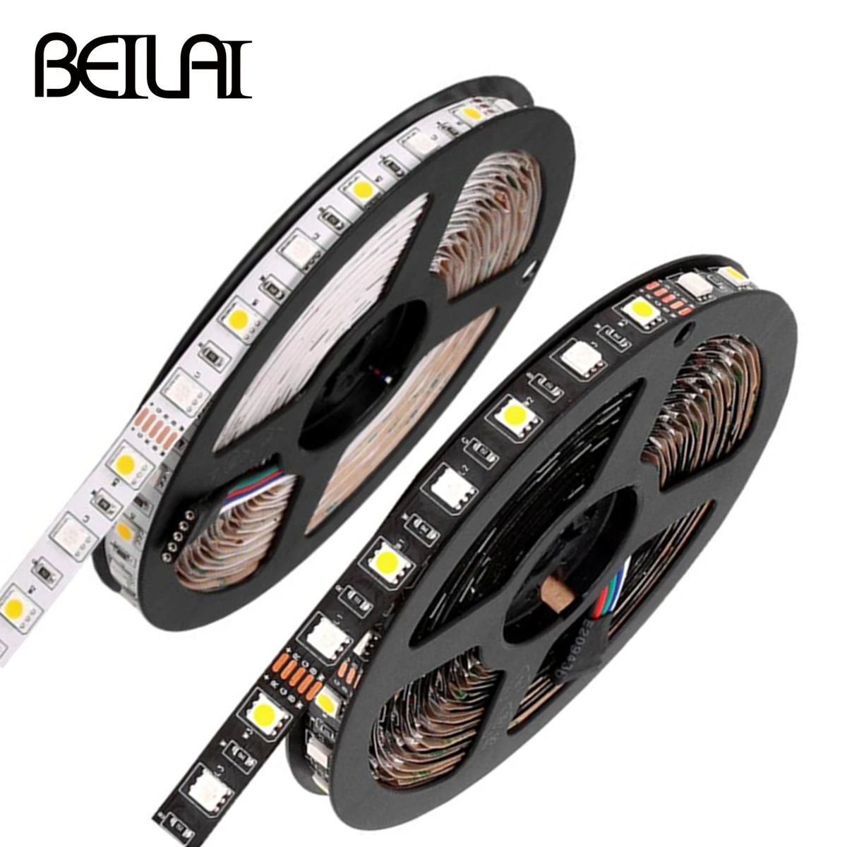 5 м светодиодный полосы 5050 60 светодиодный/M DC12V гибкий света RGB теплый холодный