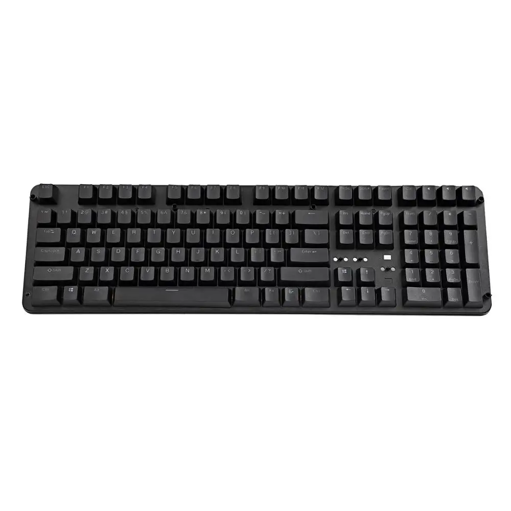 YMDK PBT черно белый OEM профиль 108 клавиша Douhle выстрел Блестящий через Keycap для Corsair