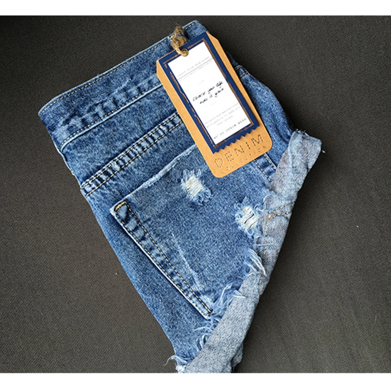 

Summer Fashion Hole Denim Shorts jeans woman Short jeans for women jeans femme Ripped Short jean pantalones
