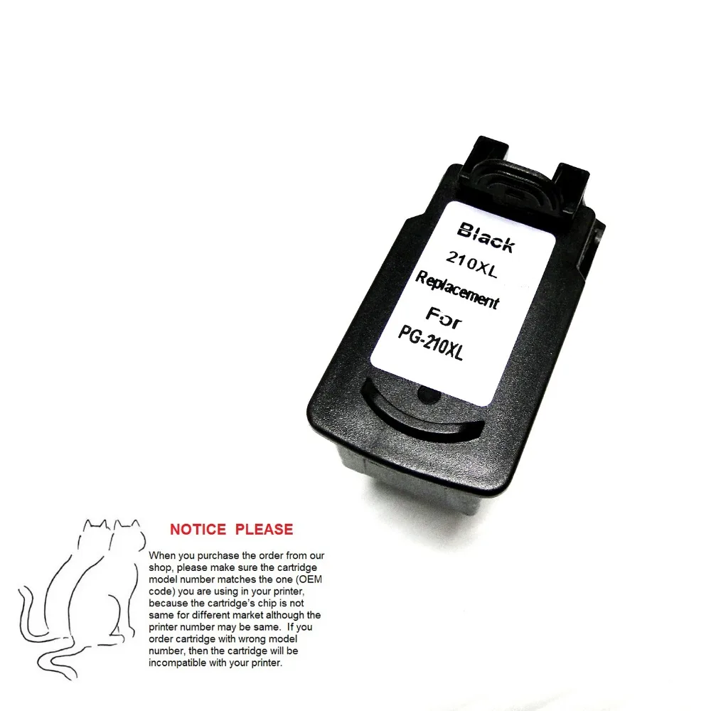 Восстановленный чернильный картридж YOTAT модель PG210 для Canon PIXMA MX320 MX330 MX340 MX350 MX360 MX410