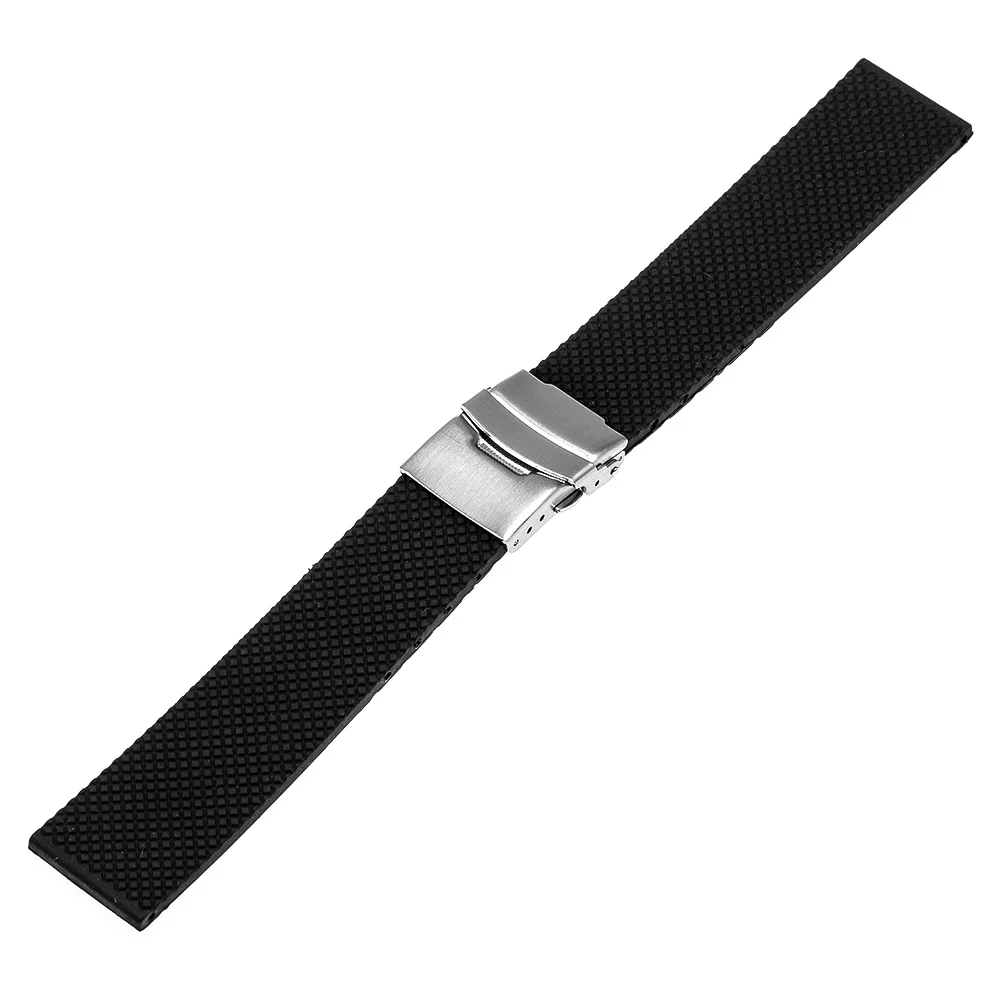 Ремешок для часов из силиконовой резины 18 мм Withings Activite / Pop Steel HR 36 LG стальной