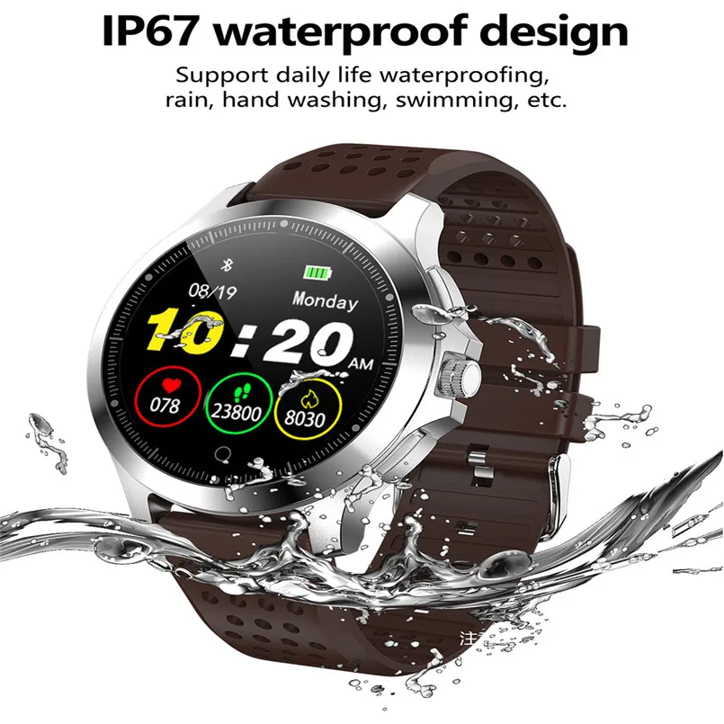 W8 Смарт-часы 1 22 дюймов цветной экран ЭКГ и PPG водонепроницаемый IP67 спортивный