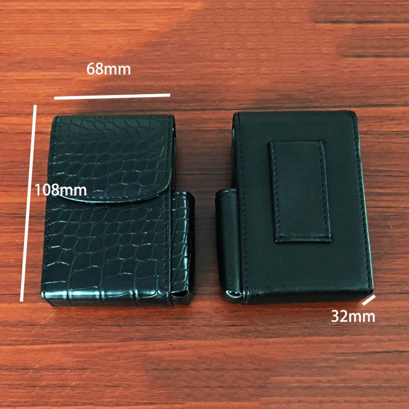 Унисекс искусственная кожа портсигар с сумочкой в комплекте Новинка чехол для