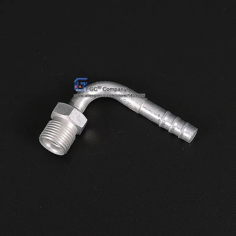 #6 8 мм 90 градусов Штекерная вставка уплотнительное кольцо с зазубринами для