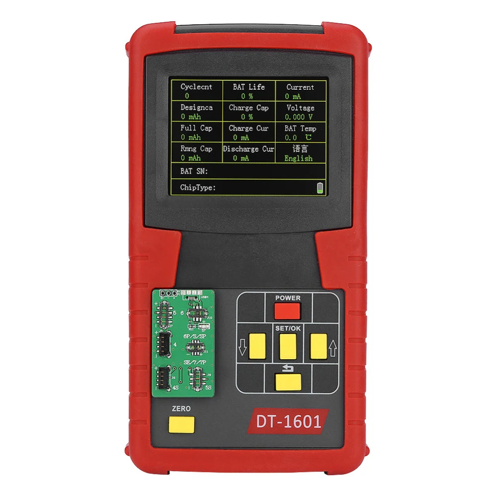 DT 1601 Профессиональный инструмент для проверки тока зарядки аккумулятора iPhone