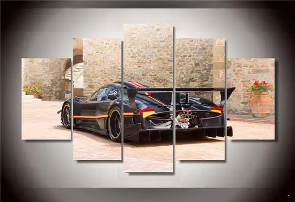 Картина по номерам на холсте спортивный автомобиль с рамкой|car painting|print posterpicture