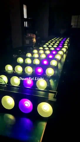 16 шт. DJ Led COB Блиндер матрица панель свет 5X30 Вт RGB 3в1 аудитория DMX бар сценическая