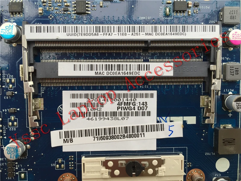 Бесплатная доставка PIWG4 LA-6758P материнская плата для ноутбука Lenovo G770 Y770 (для AMD HD 6650M