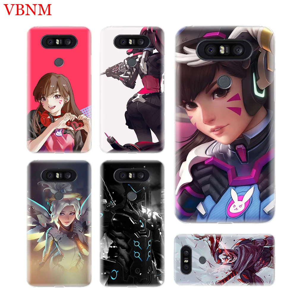 Overwatchs OW D. VA Мягкий ТПУ Fit чехол для телефона LG V40 G6 G7 Q6 Q8 Q7 G5 G4 V30 V20 V10 K8 K10 2018 2017 по