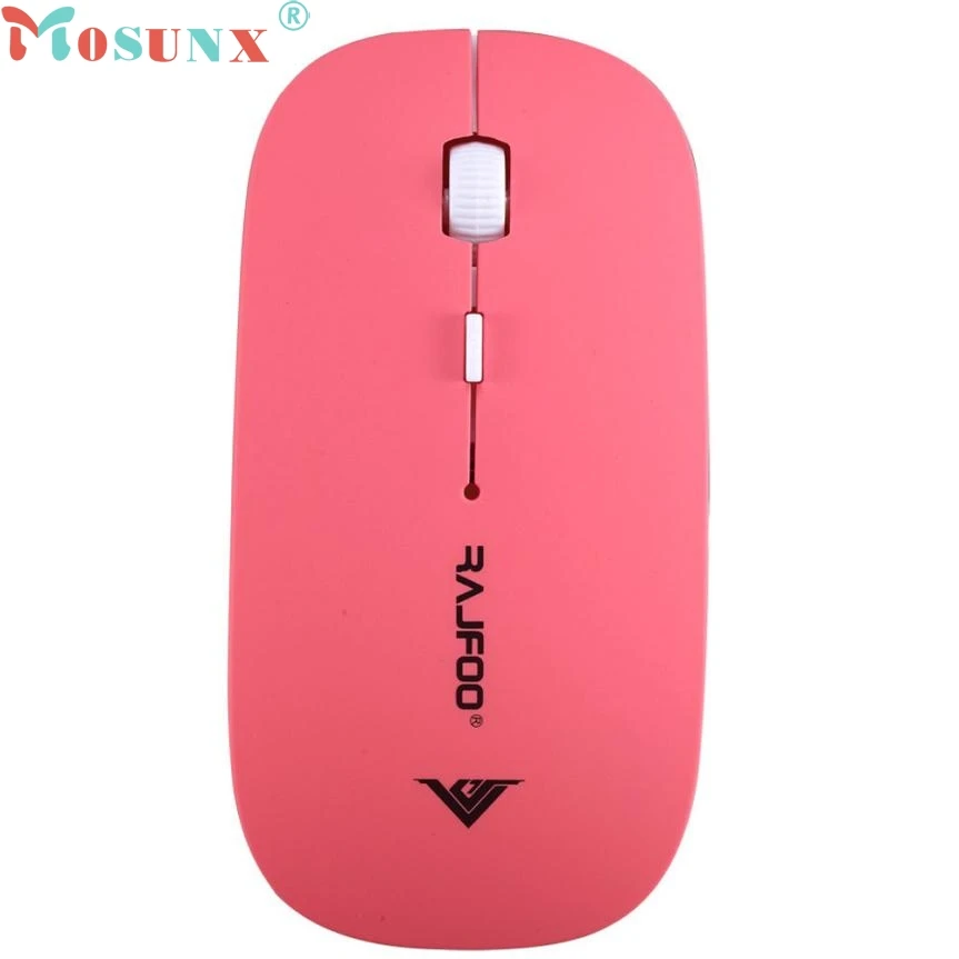 Ecosin2 Mosunx 2017 2400 точек/дюйм 4 кнопки оптическая USB Беспроводная игровая мышь Мыши для