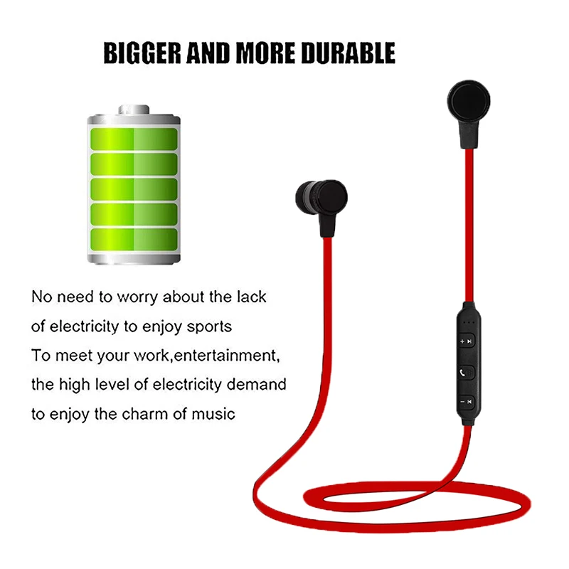 Shengtena Bluetooth наушники беспроводные для телефона с шейным ремешком Спортивная