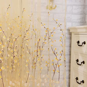 Оконная занавеска для гостиной, кухни, оконная тюль, текстильная пряжа