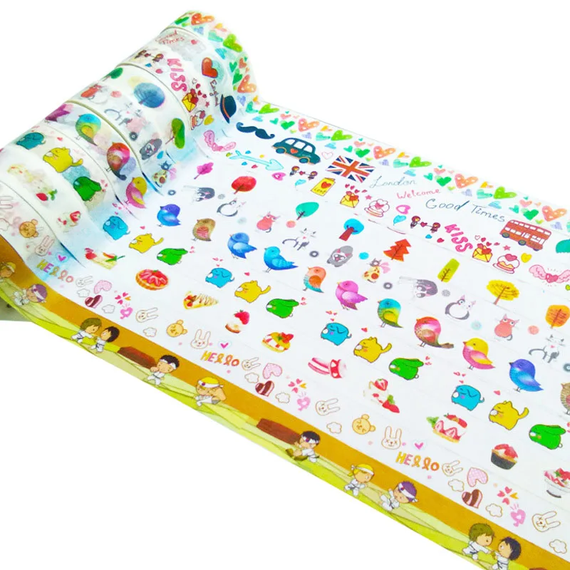 Кавайный мультипликационный котик птица кролик животные Творческий ёлки Любовь