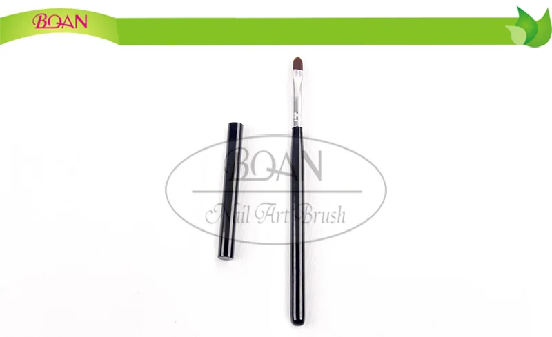 BQAN 6# овальные кисти для УФ-геля акриловые Дизайн ногтей строитель DIY деревянные инструменты для ногтей дизайн ногтей, ручка с кисточкой рисование