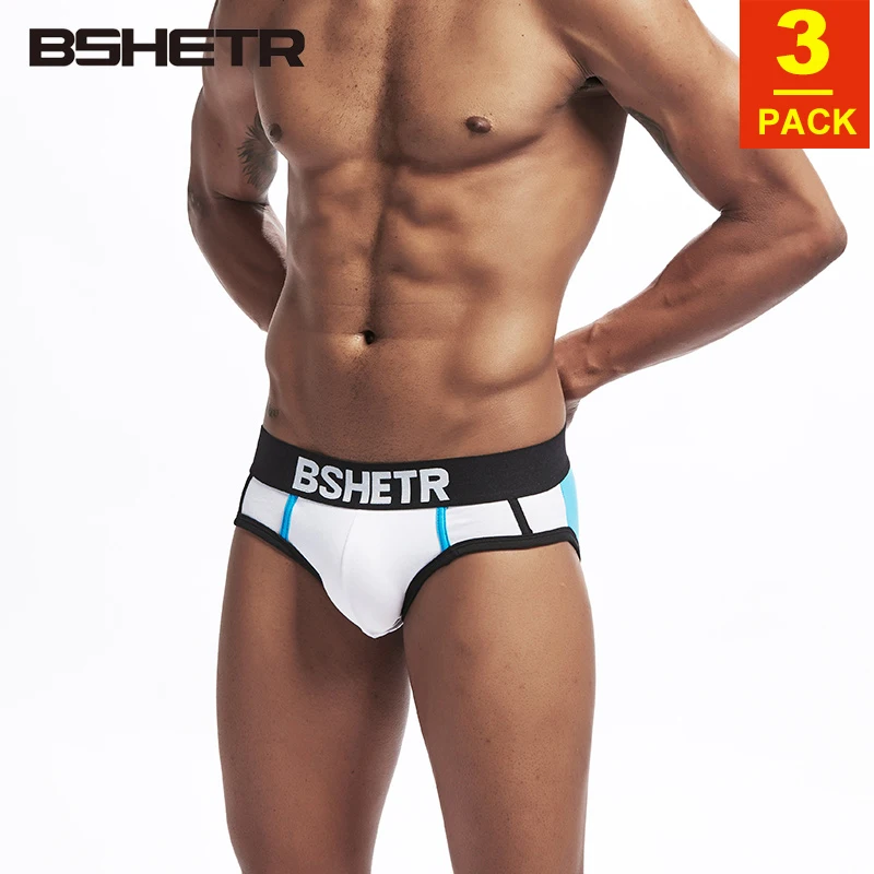 Бренд BSHETR 3 шт./лот мужское нижнее белье мужские трусы хлопковые хит продаж мягкие