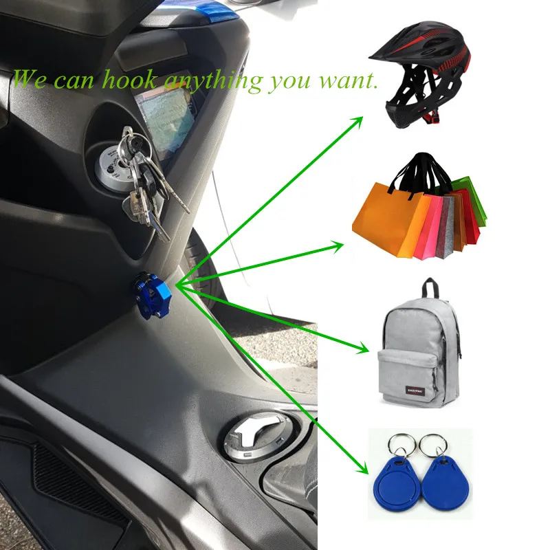 Modified Motorcycle CNC Aluminum Alloy nmax155 AEROX155 helmet hook hooks Holder for yamaha NVX155 GDR155 L155 2015-2019 | Автомобили и