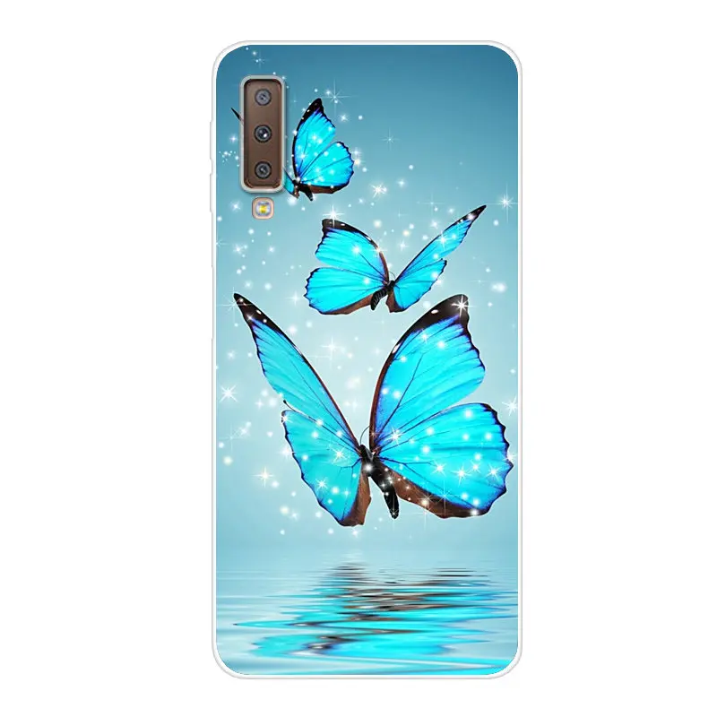 Чехол для Samsung Galaxy A7 2018 силиконовый чехол из ТПУ телефона A750F A750 SM A 7 A72018 мягкий 6