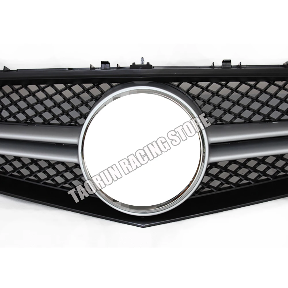 W207 C207 ABS Серебряная Решетка переднего бампера для Benz E260 E300 E350 Coupe 2010 2011 2012 2013|bumper