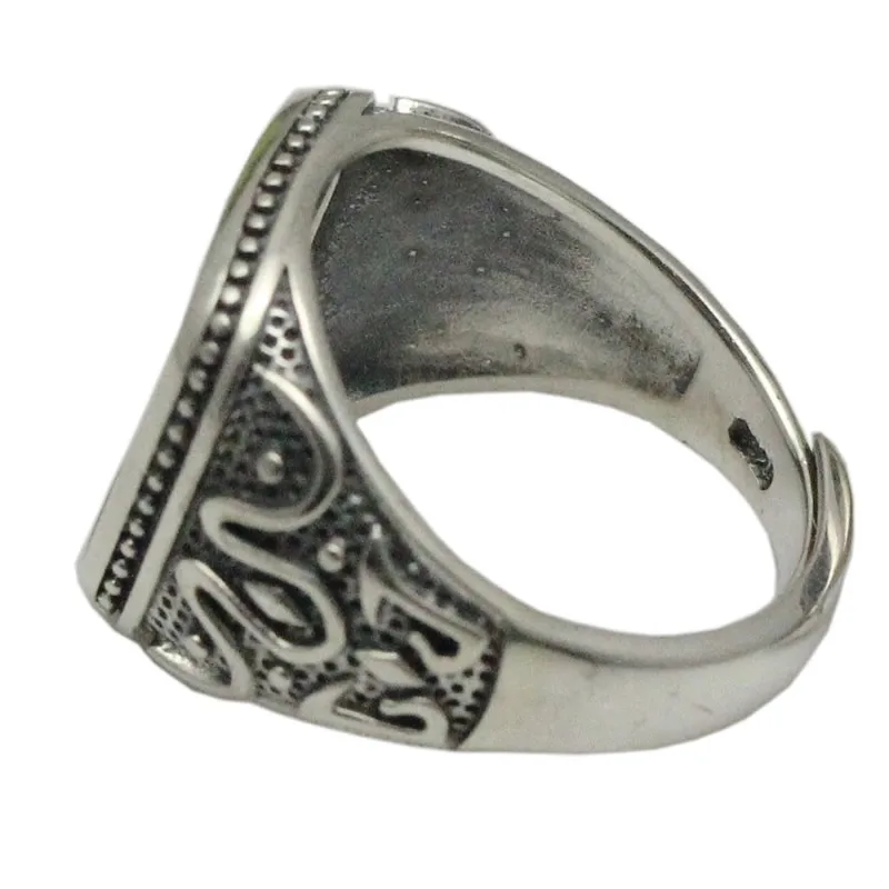 

Beadsnice Vintage Style Rings Thailand Silver Ring Setting 925 Sterling Silver Square Ring Wholesale Adjustable ID 34108