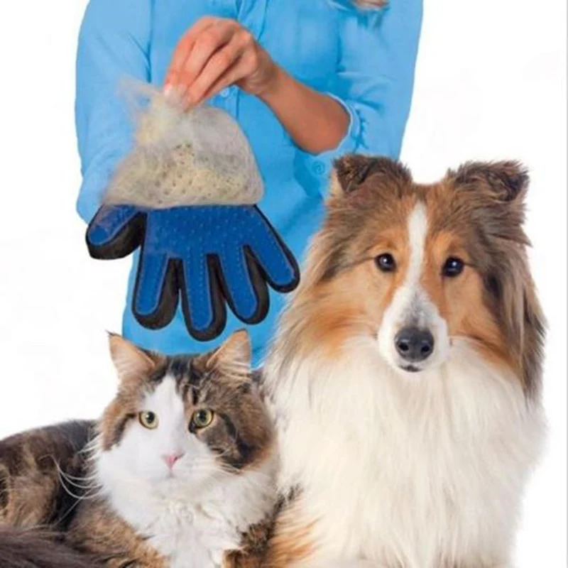 Pet Уход за лошадьми силиконовая перчатка собака кисти перчатки Deshedding нежный Эффективное собаки кошки ванны средства по уходу за домашними животными перчатки гребни для собак