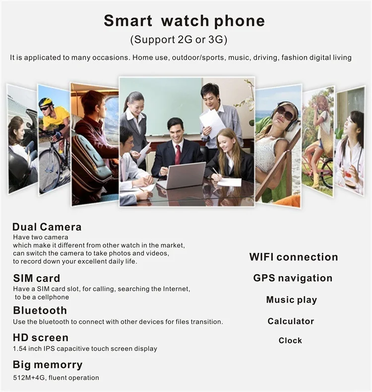 X8 Andriod 5.1 Bluetooth Smartwatch Smart watch поддержка Google play Youtube с HD 5MP Камера наручные часы pk smart