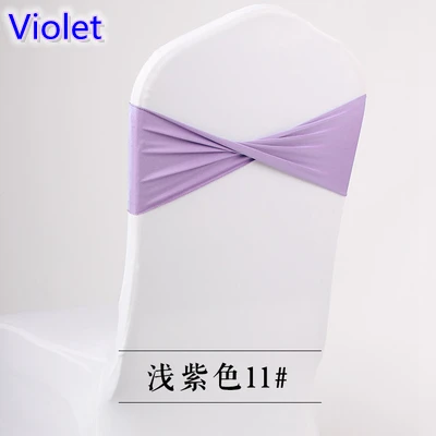 Лента из лайкры цвета фиолетового сиреневого спандекса галстук бабочка для