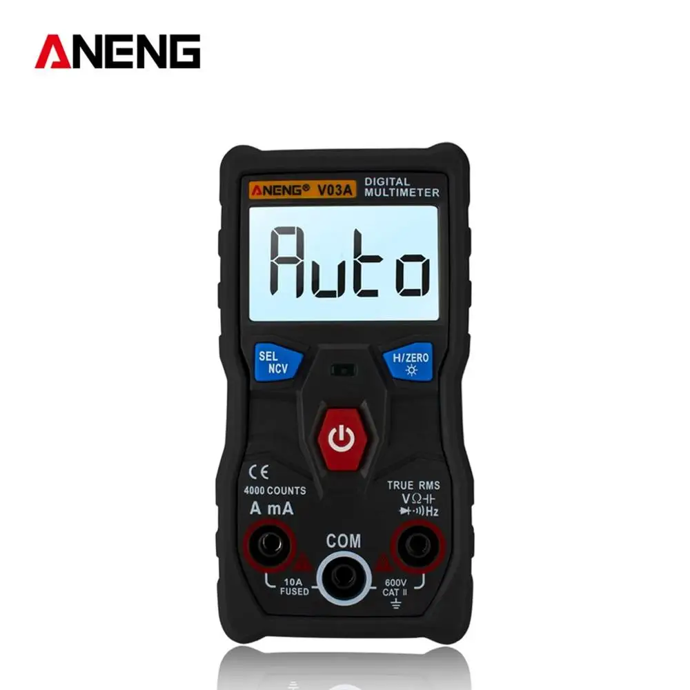 Aneng V03A мультиметр для передачи данных Ncv цифровой ЖК дисплей Ac/Dc вольтметр Авто