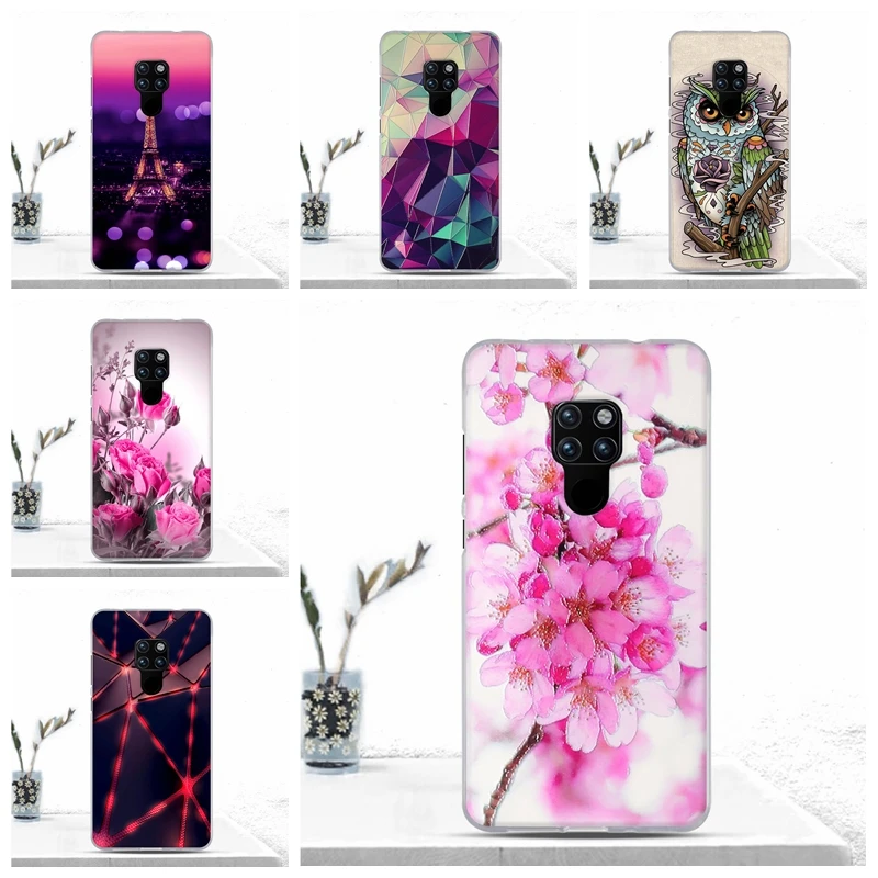 Чехол для Huawei Mate 20 чехол чехлы мягкий силиконовый из ТПУ задняя крышка бампер