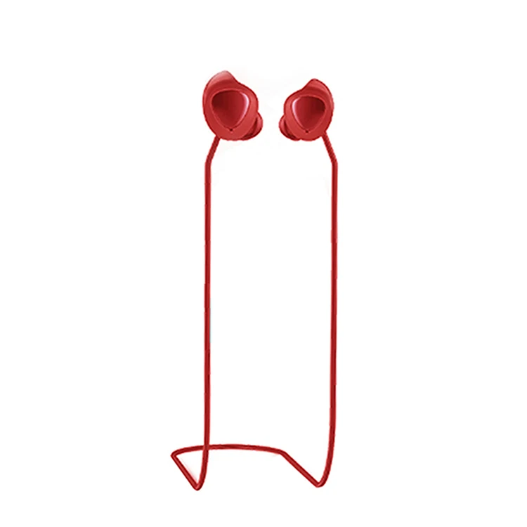 Red Для samsung Galaxy Buds, наушники, силиконовый, не теряющийся ремешок, с подвеской на шею, беспроводные Bluetooth наушники, спортивные аксессуары - Цвет: Red