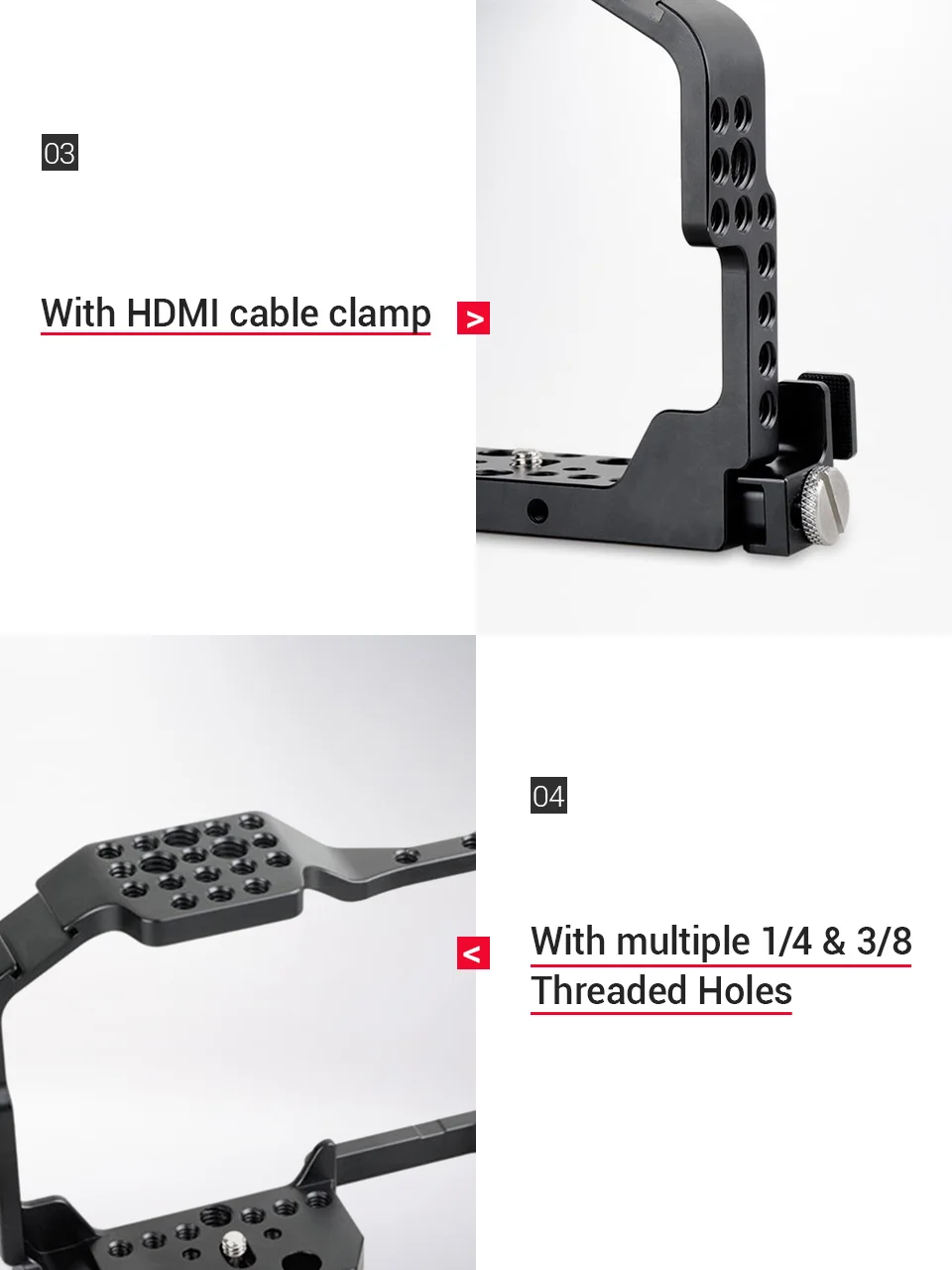 SmallRig для Panasonic Lumix DMC-GH4/GH3 камера клетка комплект с верхней ручкой и HDMI зажим-1980