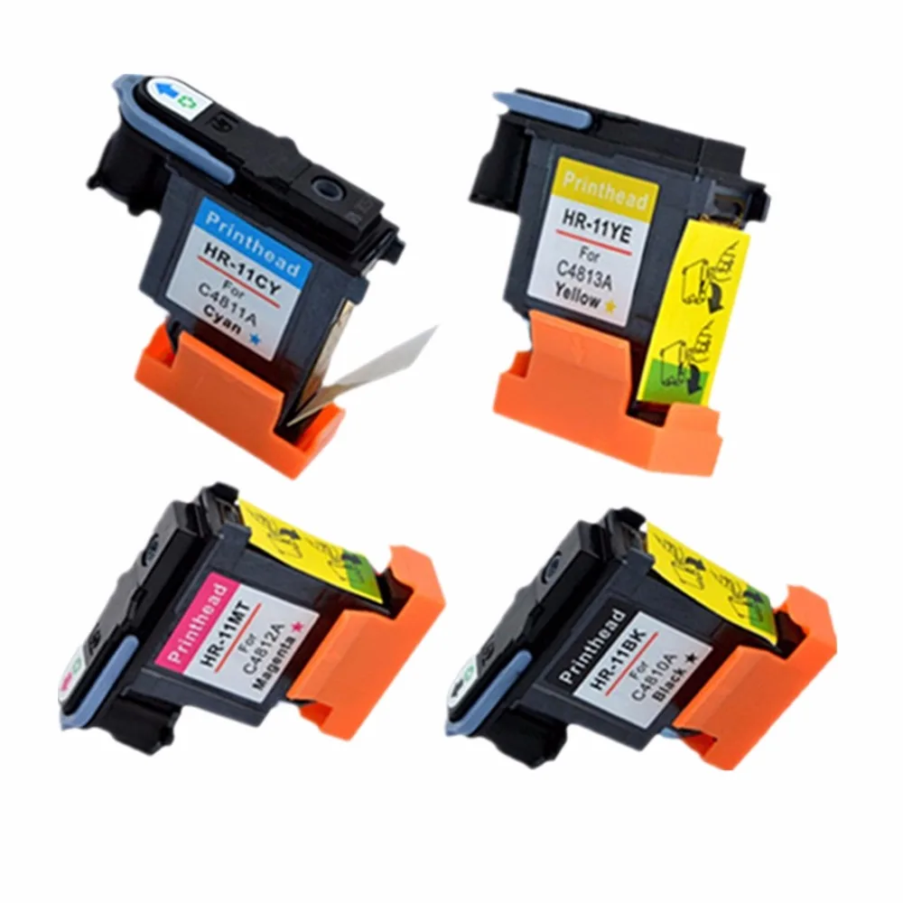 Восстановленная Печатающая головка для HP11 HP11XL 11 C4810A C4811A C4812A DeskJet Pro K850 design jet 800ps