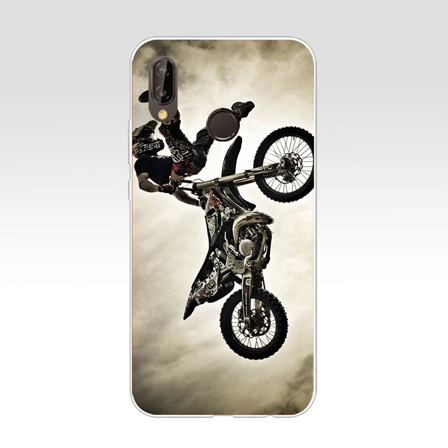 248SD moto крест www.motokolesa.ru: чехол для телефона из мягкого силикона ТПУ с рисунком Honor 10
