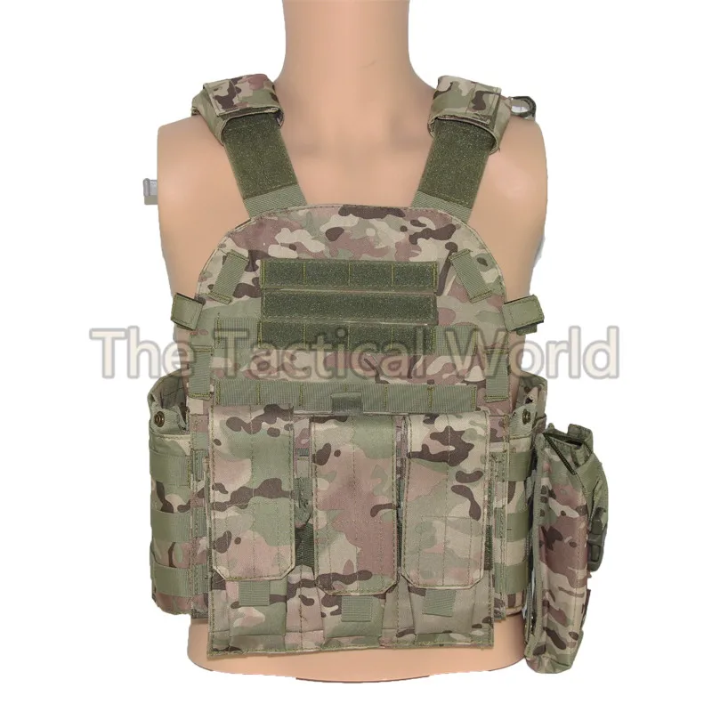 Открытый военный тактический жилет Wargame Body Armor спортивная одежда Molle штурмовой страйкбол Пейнтбол Перевозчик Strike жилет куртка одежда - Цвет: CP