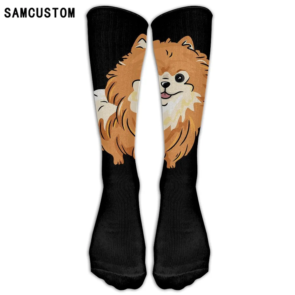 SAMCUSTOM модные гольфы женские хлопковые Гольфы выше колена для дам милые длинные