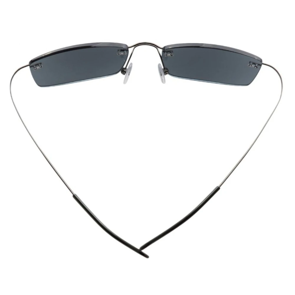 R1509 серые линзы Eyekepper Титан без оправы для чтения солнцезащитные очки мужчин + 0 5/0