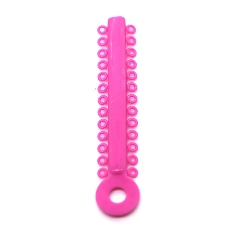 Dental Materials Orthodontic Stick Ligature ties Rubber Bands Rings Elastic Multi-color 1 pack |