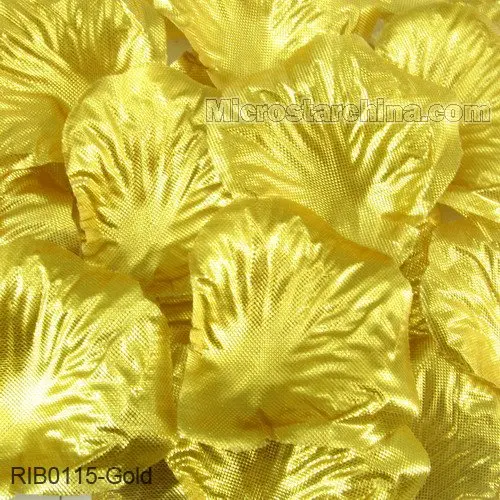 Gold QIFU 500 шелк рубиновый лепесток розы украшение покрытие стола искусственный цветок свадебное украшение цветы помолвка невесты быть романтичным - Цвет: Gold