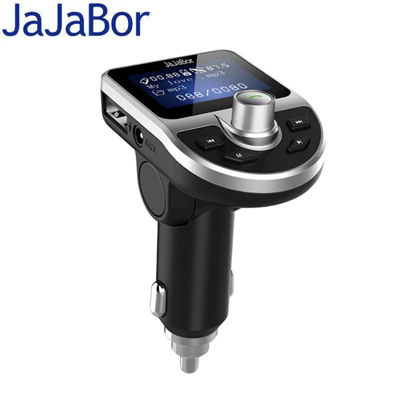 JaJaBor FM передатчик Bluetooth автомобильный комплект громкой связи AUX аудио MP3