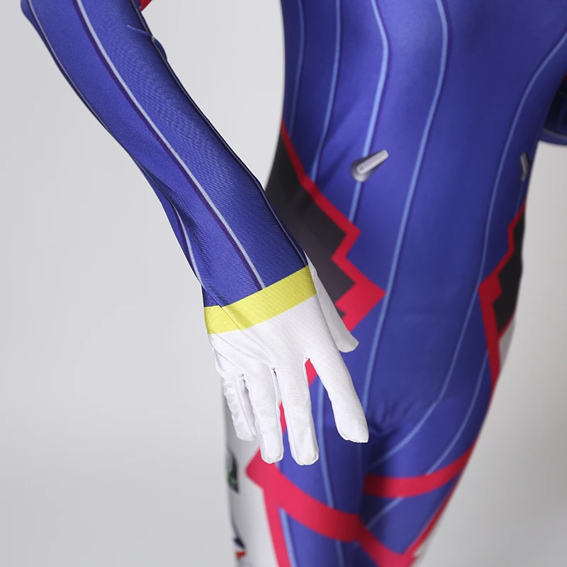 D. Va Косплей Костюм Комбинезон лайкра DVA Цифровой 3D печать Облегающий комбинезон Хэллоуин для женщин девочек зентай костюм для детей и взрослых