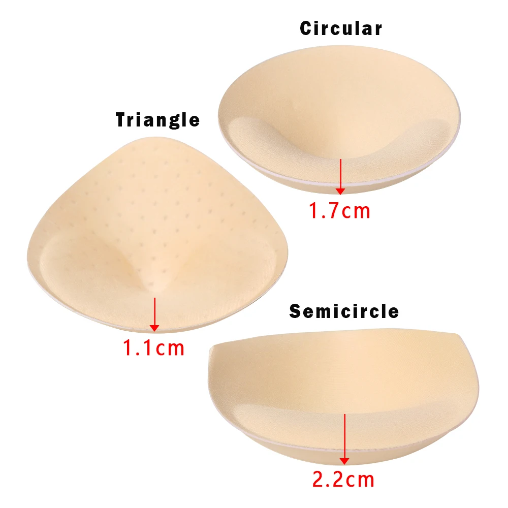 1 пара женское сексуальное бикини с подкладкой съемный бюстгальтер накладки на