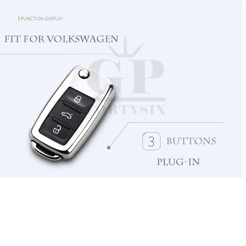 Чехол для автомобильного ключа Volkswagen VW Passat Golf Jetta Bora Polo Sagitar Tiguan чехол защитный с