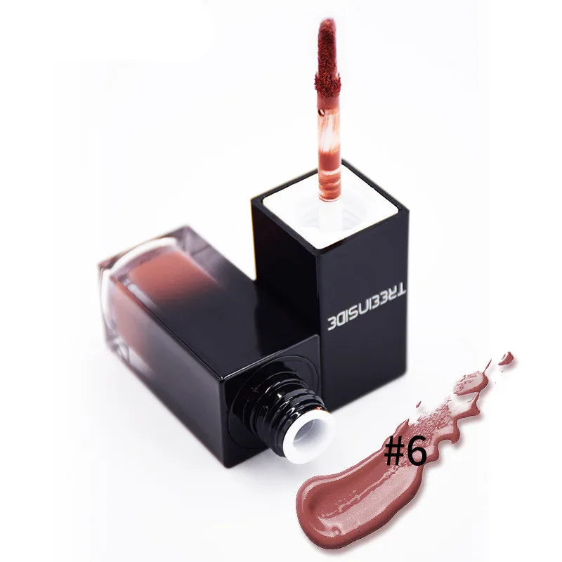 Блестящий Блеск для губ 30 цветов водостойкий макияж Стойкий матовый нюдовый