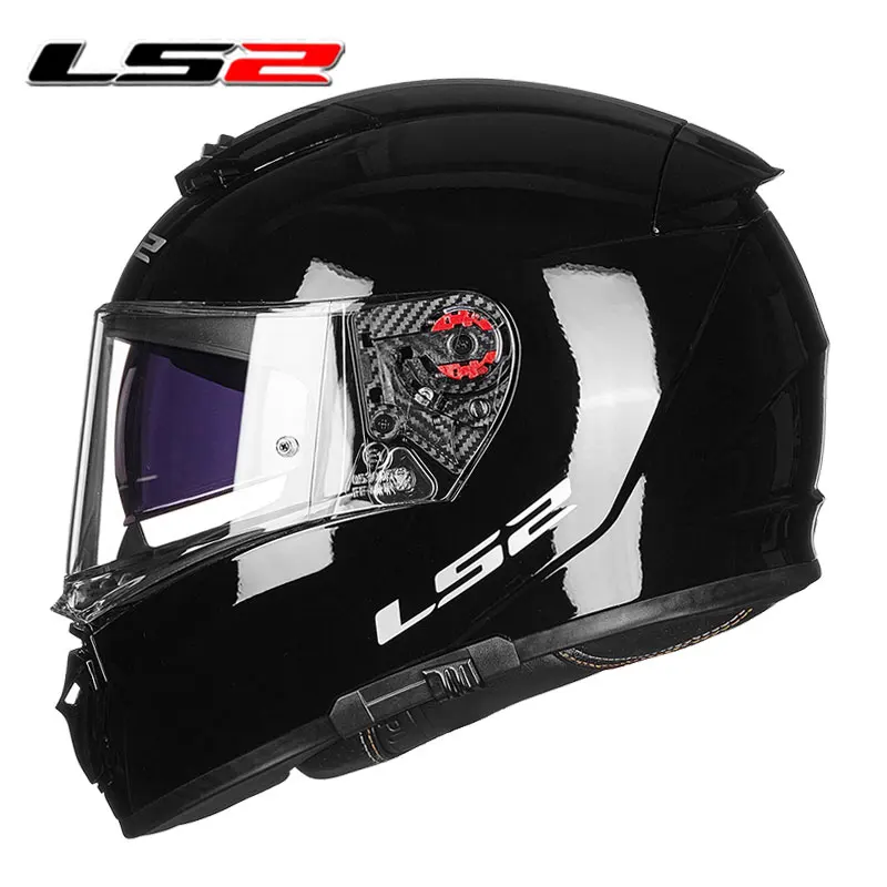 6 LS2 Полный лицевой шлем мото rcycle шлем casco moto capacetes de moto ciclista двойной объектив capacete FF390 - Цвет: 6