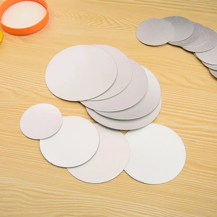 PE ,PET Plastic Medical bottles aluminum foil seals 69mm/89mm container top cap sealing,food packaging lid cover cap sealer pet silicone canned lid cover sealed feeders food can lid dog cat storage top cap reusable cover lid health pet daily use