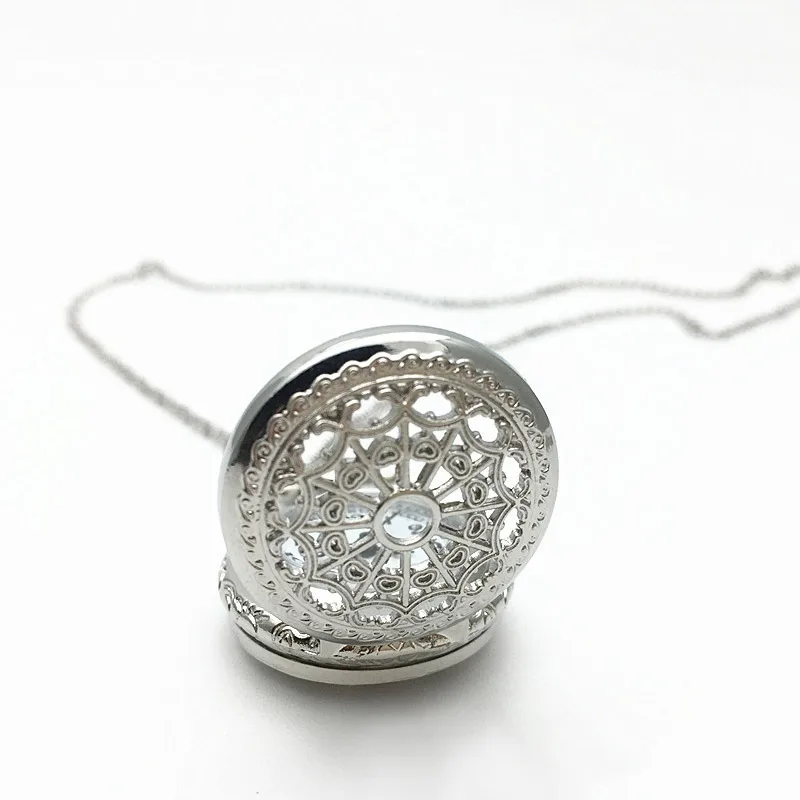 Часы наручные для мужчин и женщин карманные в стиле ретро бронзового тона