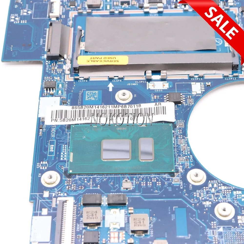 NOKOTION 5B20M14162 BIUY2 Y3 LA D471P материнская плата для lenovo 710 14ISK 14 дюймовая ноутбука SR2ZU I5 7200U