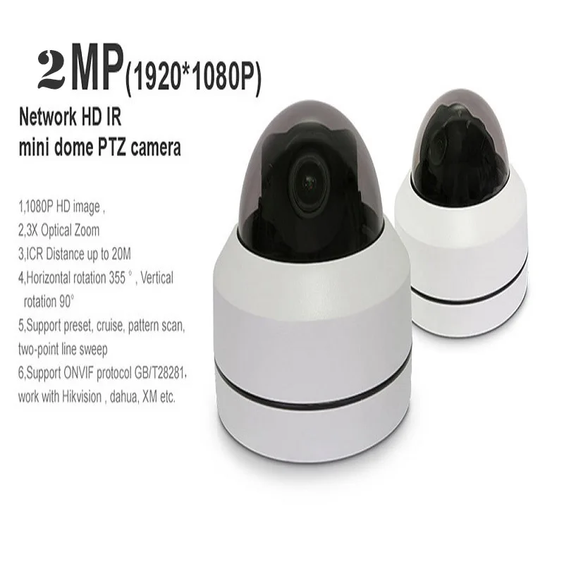 IMPORX 3X Zoom Mini 1080P POE IP камера HD с автофокусом домашняя видеонаблюдения купольная CCTV